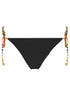Luli Fama Tropical Majesty Seamless Wavy Ruched Back Brazilian Tie Side Bottom